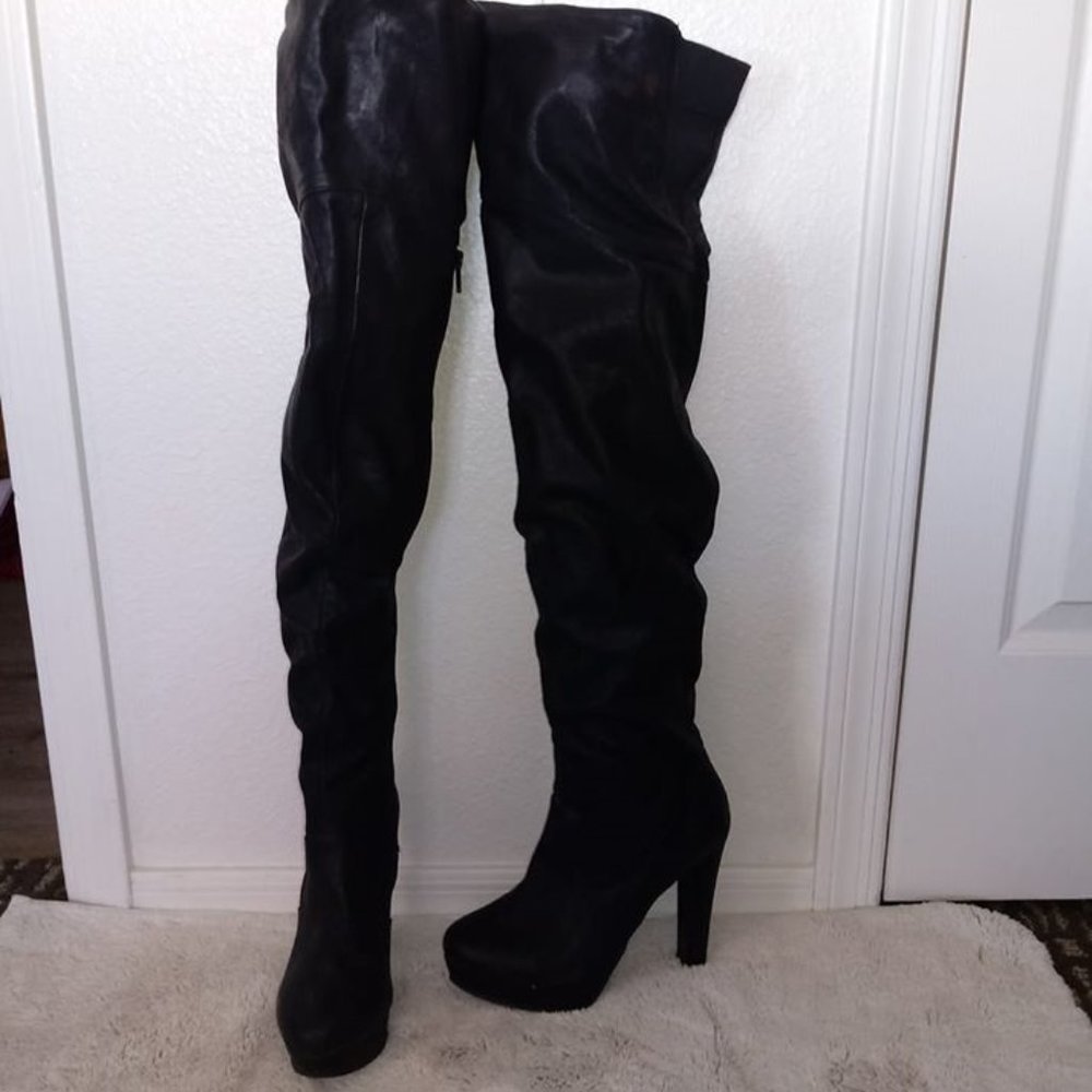 Qupid Leather Boots